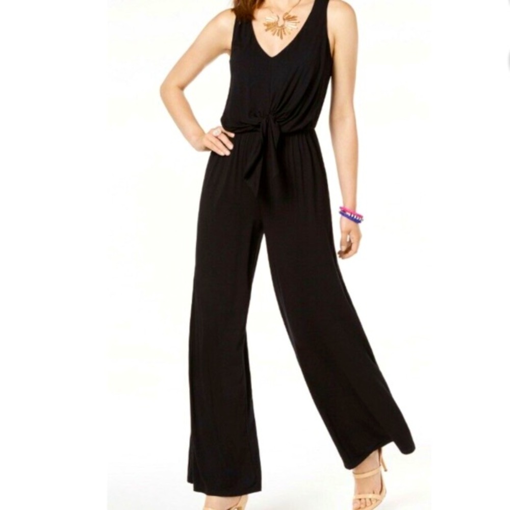 I.N.C International Concepts sleeveless jumper with attached bow belt